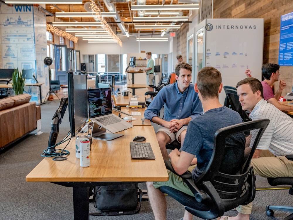 The Internovas team reviewing partner applications